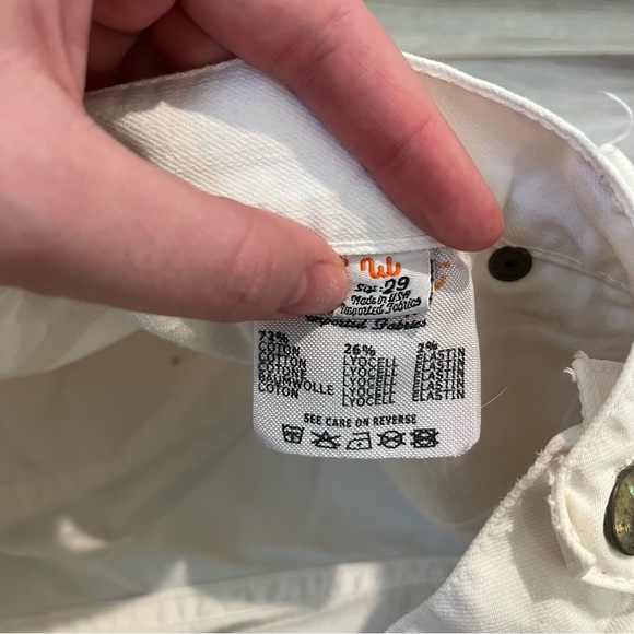 Work Custom Shop White Denim Shorts - Picture 6 of 6